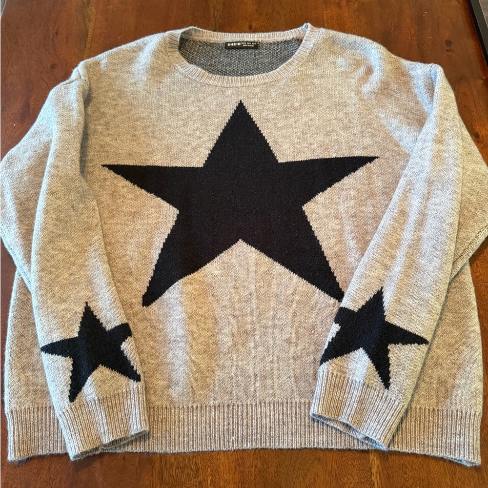 Sandro Gray Skate Sweater